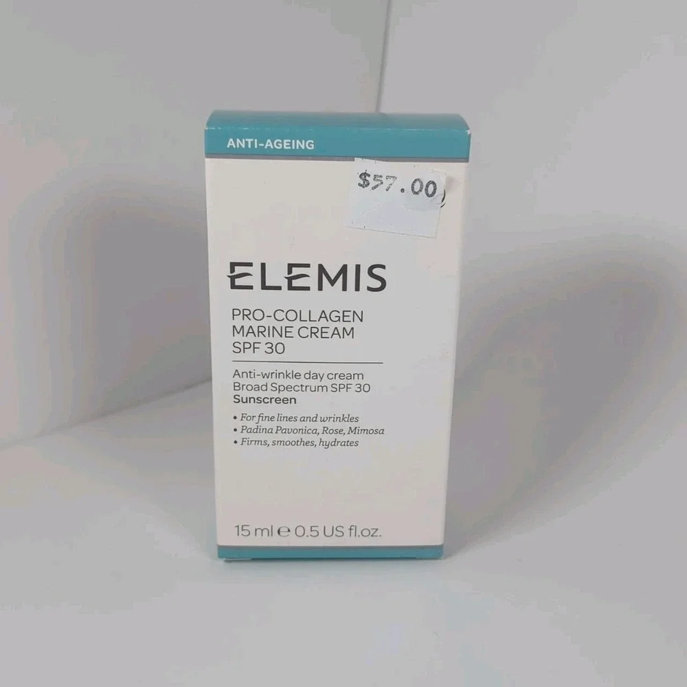 ELEMIS Pro-Collagen MarineCream SPF 30 Anti Wrinkle DayCream .5 oz Exp. 4-28 NIB